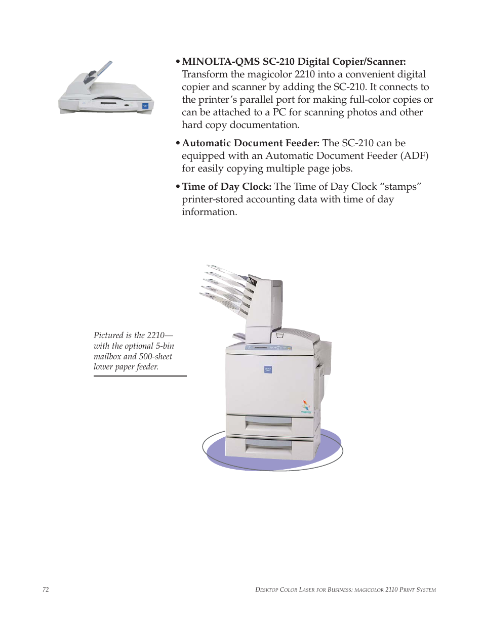 Minolta magicolor 2210 User Manual | Page 76 / 78