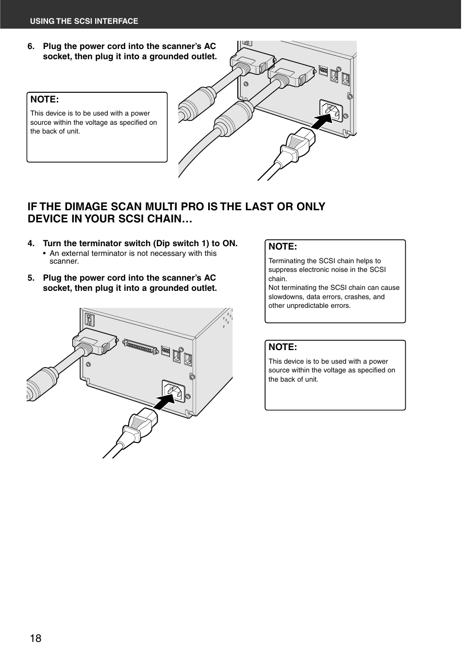 Minolta DiMAGE Scan Multi PRO AF-5000 User Manual | Page 18 / 129