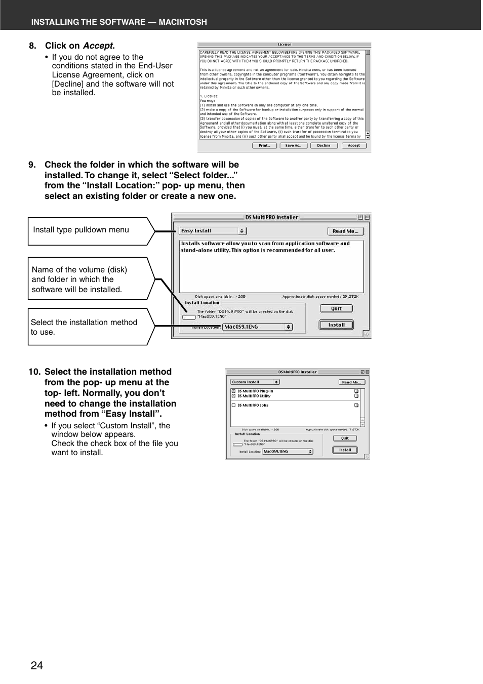 Minolta DiMAGE Scan Multi PRO AF-5000 User Manual | Page 24 / 129