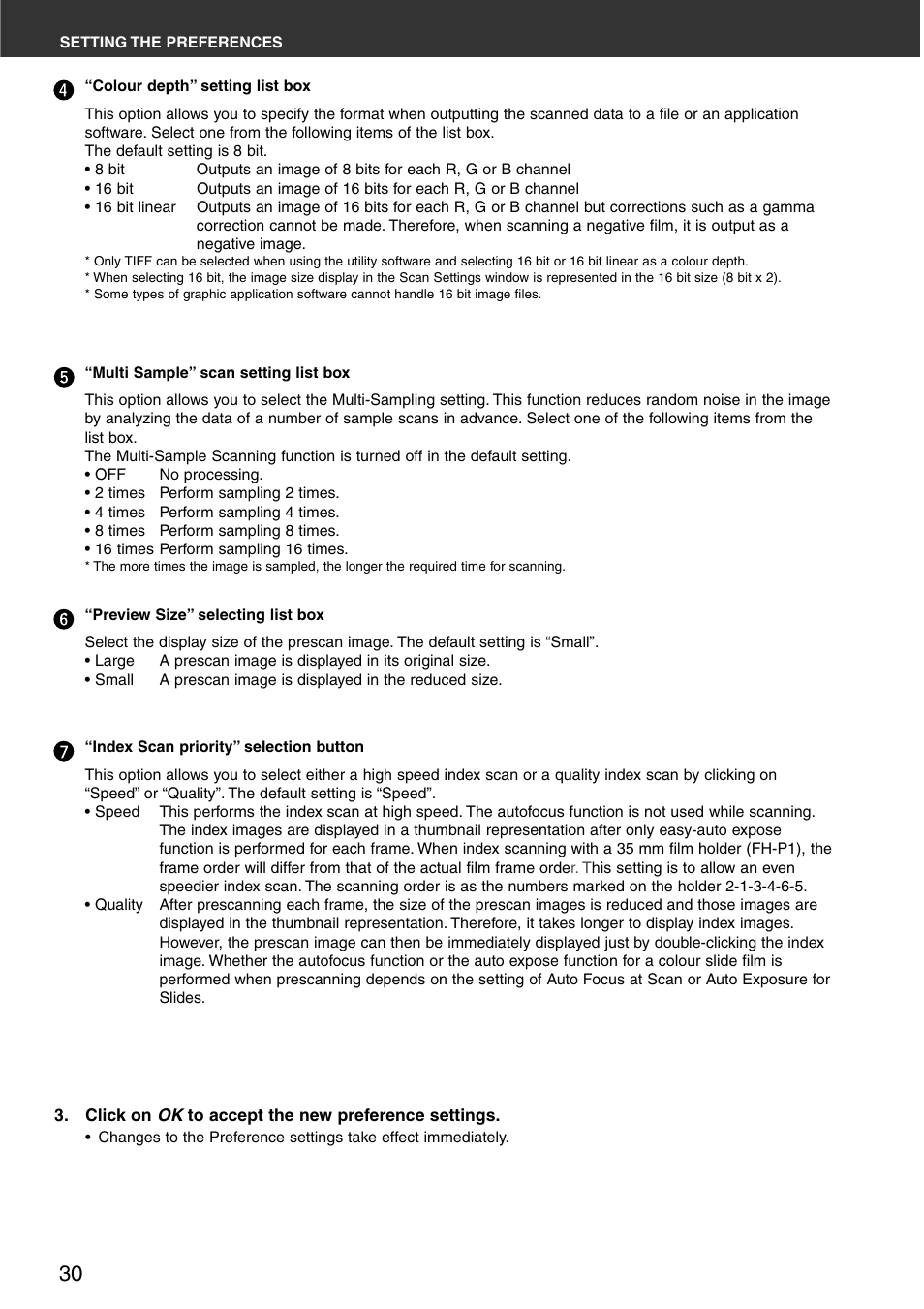 Minolta DiMAGE Scan Multi PRO AF-5000 User Manual | Page 30 / 129