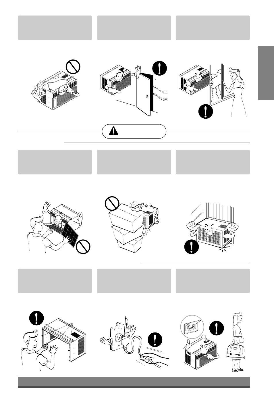 Caution, English | Minolta W091CA TSG0 User Manual | Page 5 / 19