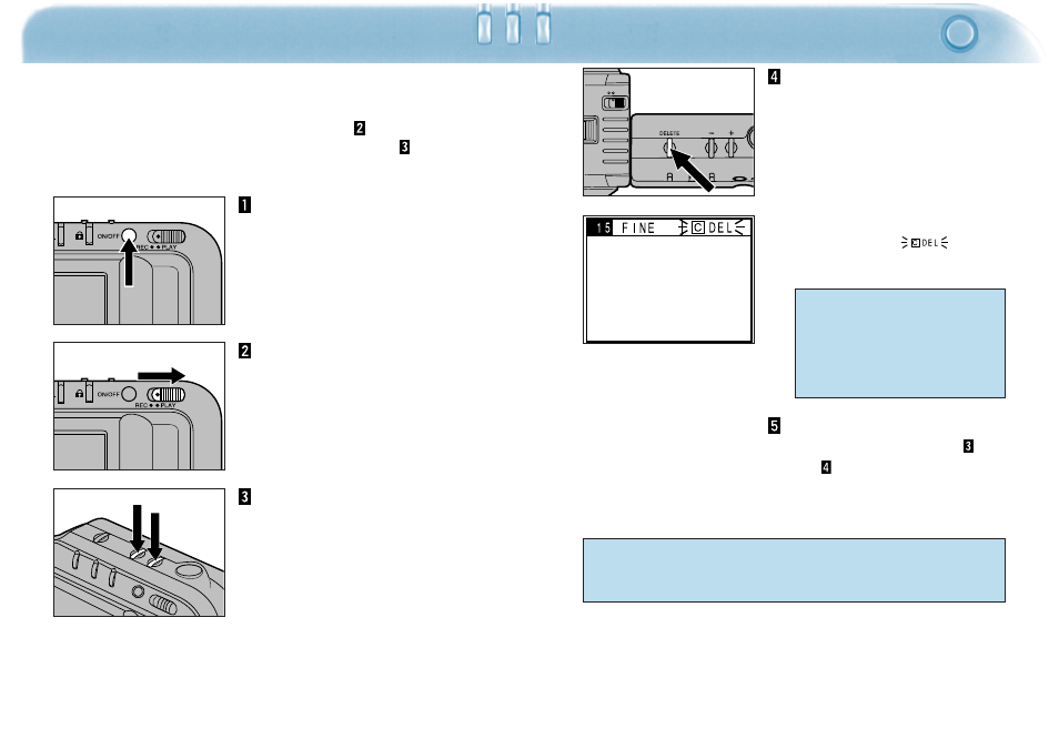 Deleting a single image | Minolta Dimage V User Manual | Page 31 / 40