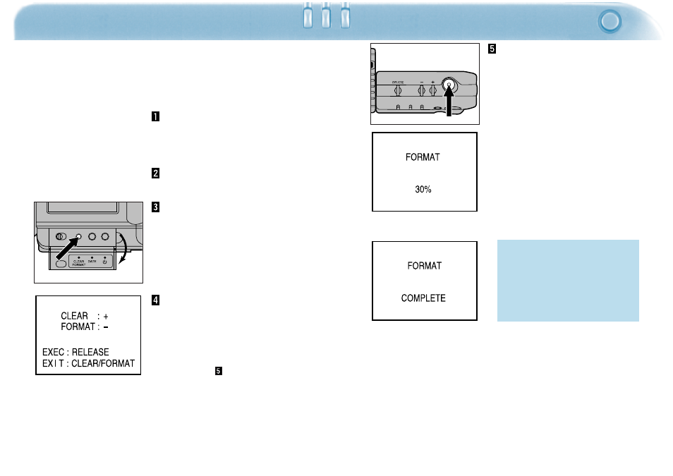 Formatting memory cards | Minolta Dimage V User Manual | Page 34 / 40