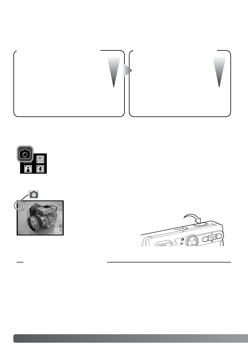 From annotation to mailing, Recording main images for annotation, Camera operation | Software processing | Minolta DIMAGE XT ME-0308 User Manual | Page 8 / 28