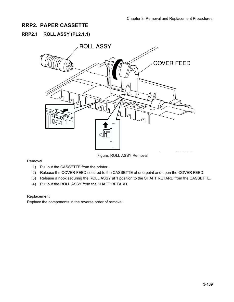 Rrp2. paper cassette, Rrp2.1 roll assy (pl2.1.1), Rrp2. paper cassette -141 | Rrp2.1 roll assy (pl2.1.1) -141 | Minolta Magicolor 3100 Series User Manual | Page 141 / 424