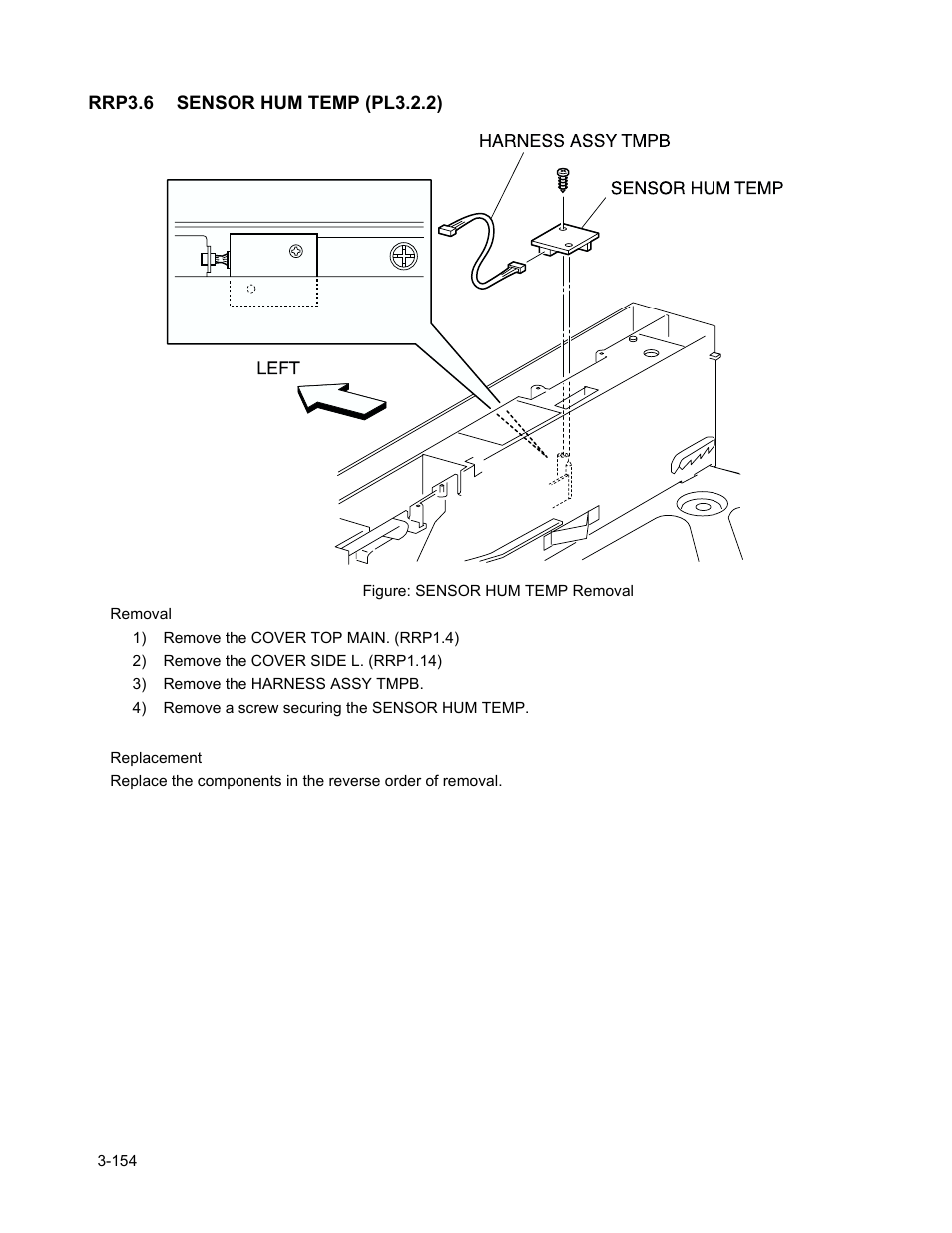 Rrp3.6 sensor hum temp (pl3.2.2), Rrp3.6 sensor hum temp (pl3.2.2) -156 | Minolta Magicolor 3100 Series User Manual | Page 156 / 424