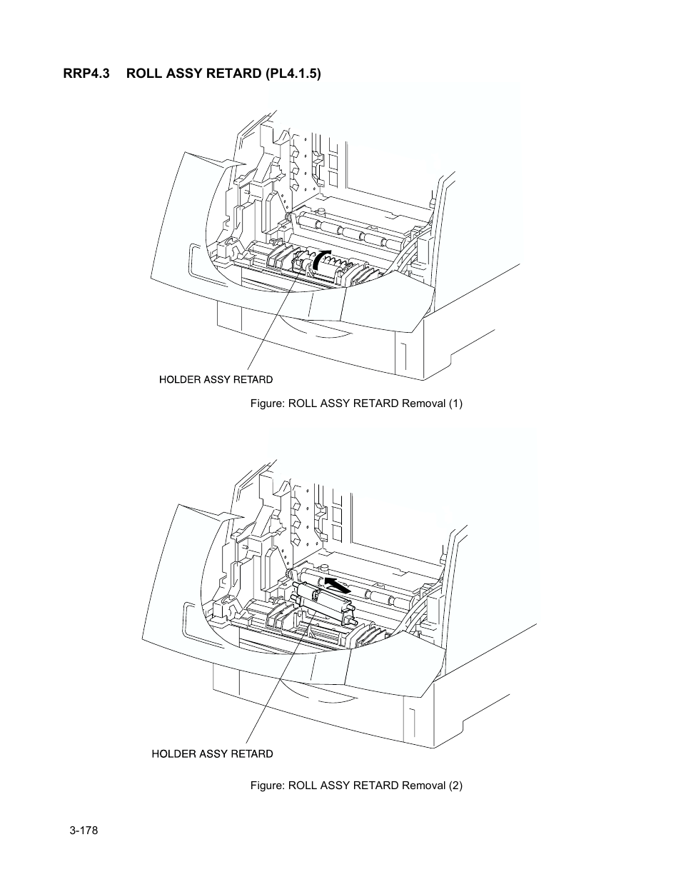 Rrp4.3 roll assy retard (pl4.1.5), Rrp4.3 roll assy retard (pl4.1.5) -180 | Minolta Magicolor 3100 Series User Manual | Page 180 / 424