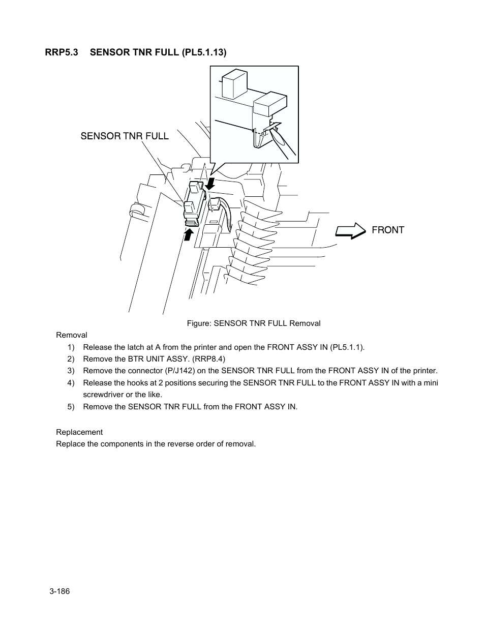 Rrp5.3 sensor tnr full (pl5.1.13), Rrp5.3 sensor tnr full (pl5.1.13) -188 | Minolta Magicolor 3100 Series User Manual | Page 188 / 424