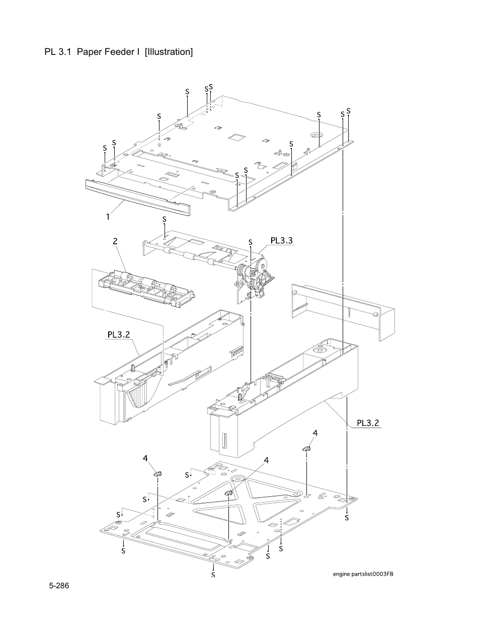 Pl 3.1 paper feeder i [illustration | Minolta Magicolor 3100 Series User Manual | Page 286 / 424