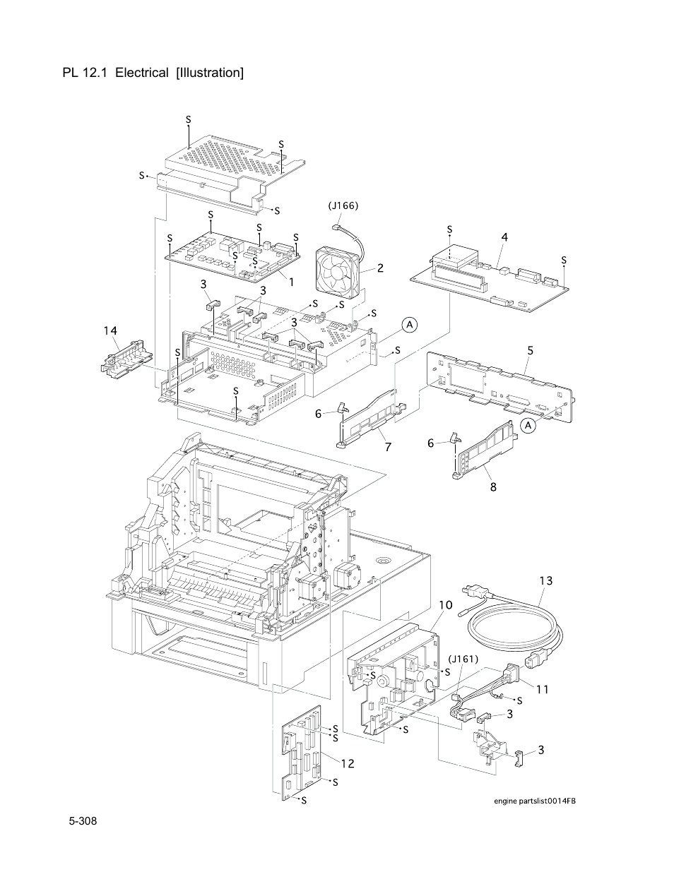 Pl 12.1 electrical [illustration | Minolta Magicolor 3100 Series User Manual | Page 308 / 424