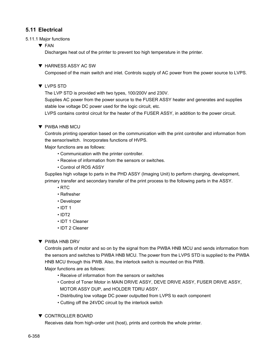 11 electrical, 11 electrical -358 | Minolta Magicolor 3100 Series User Manual | Page 358 / 424