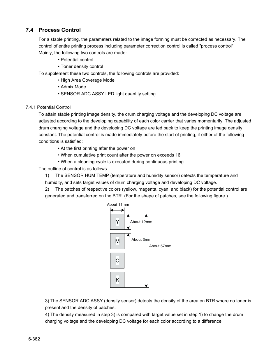4 process control, 4 process control -362 | Minolta Magicolor 3100 Series User Manual | Page 362 / 424