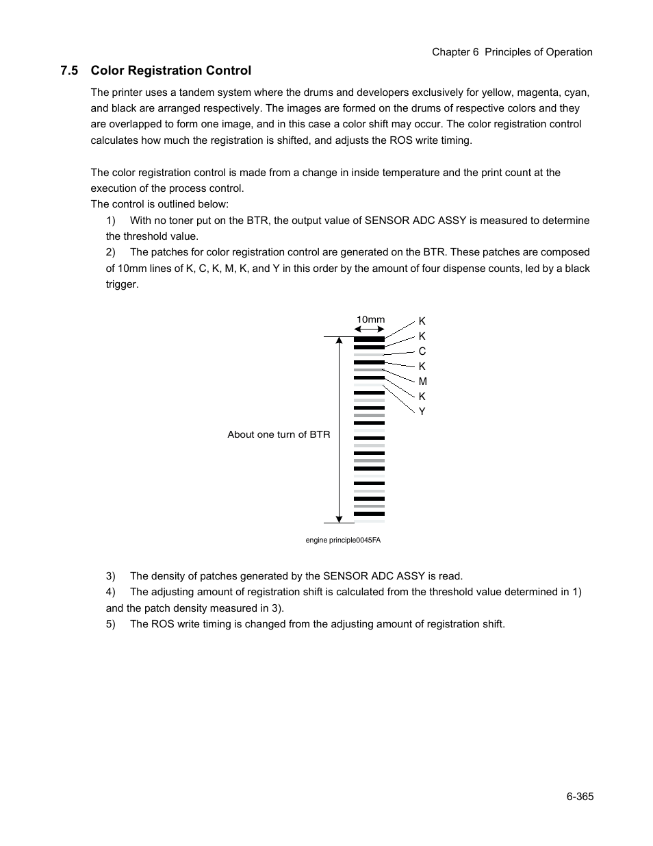 5 color registration control, 5 color registration control -365 | Minolta Magicolor 3100 Series User Manual | Page 365 / 424
