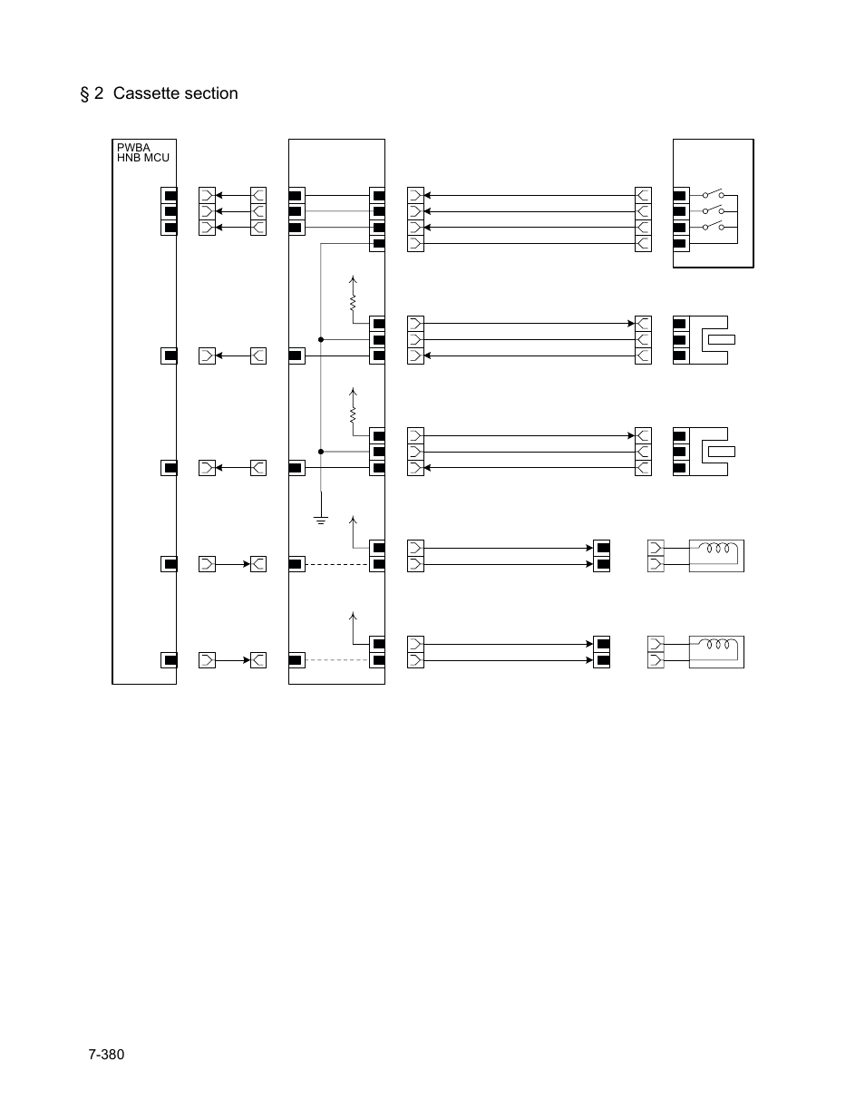 2 cassette section | Minolta Magicolor 3100 Series User Manual | Page 380 / 424