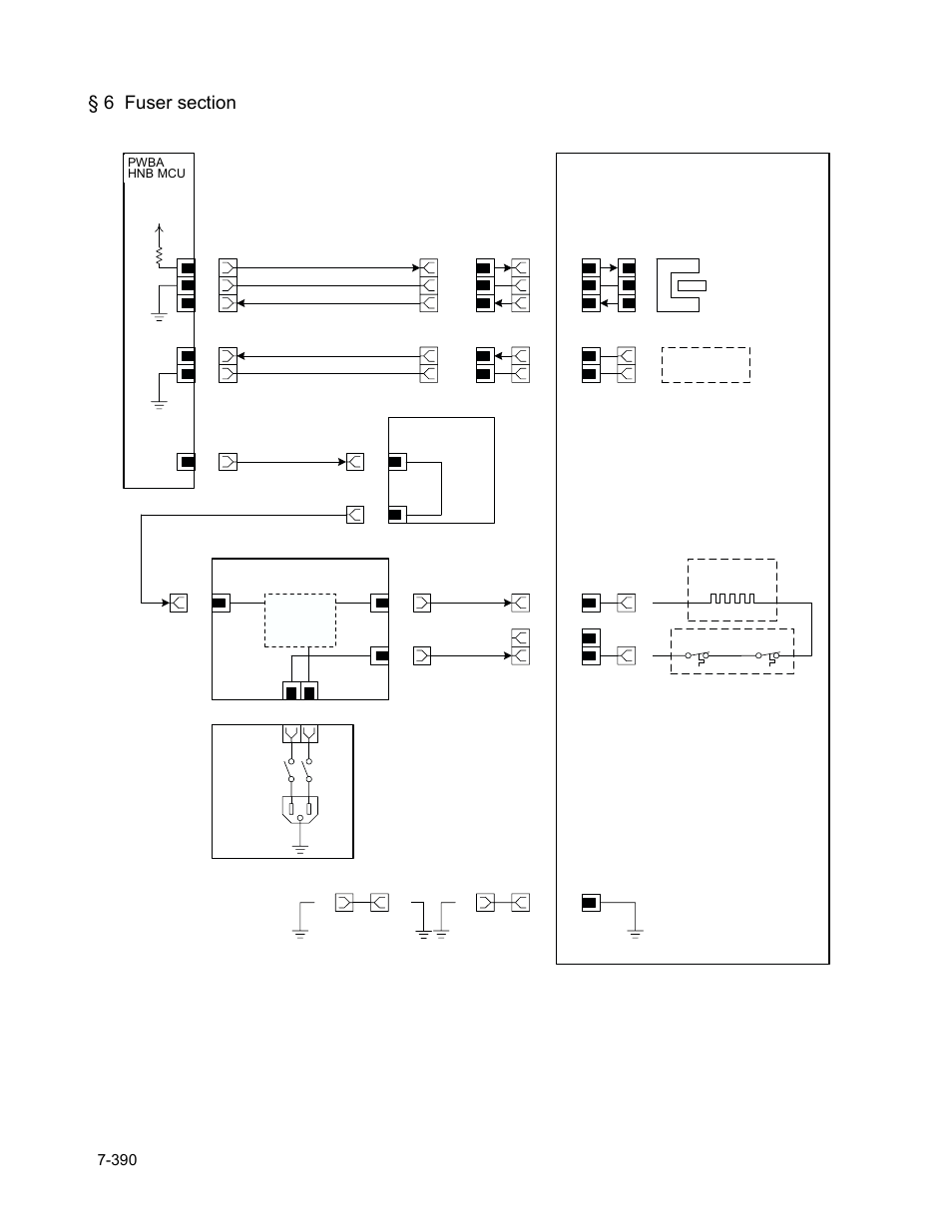 6 fuser section | Minolta Magicolor 3100 Series User Manual | Page 390 / 424