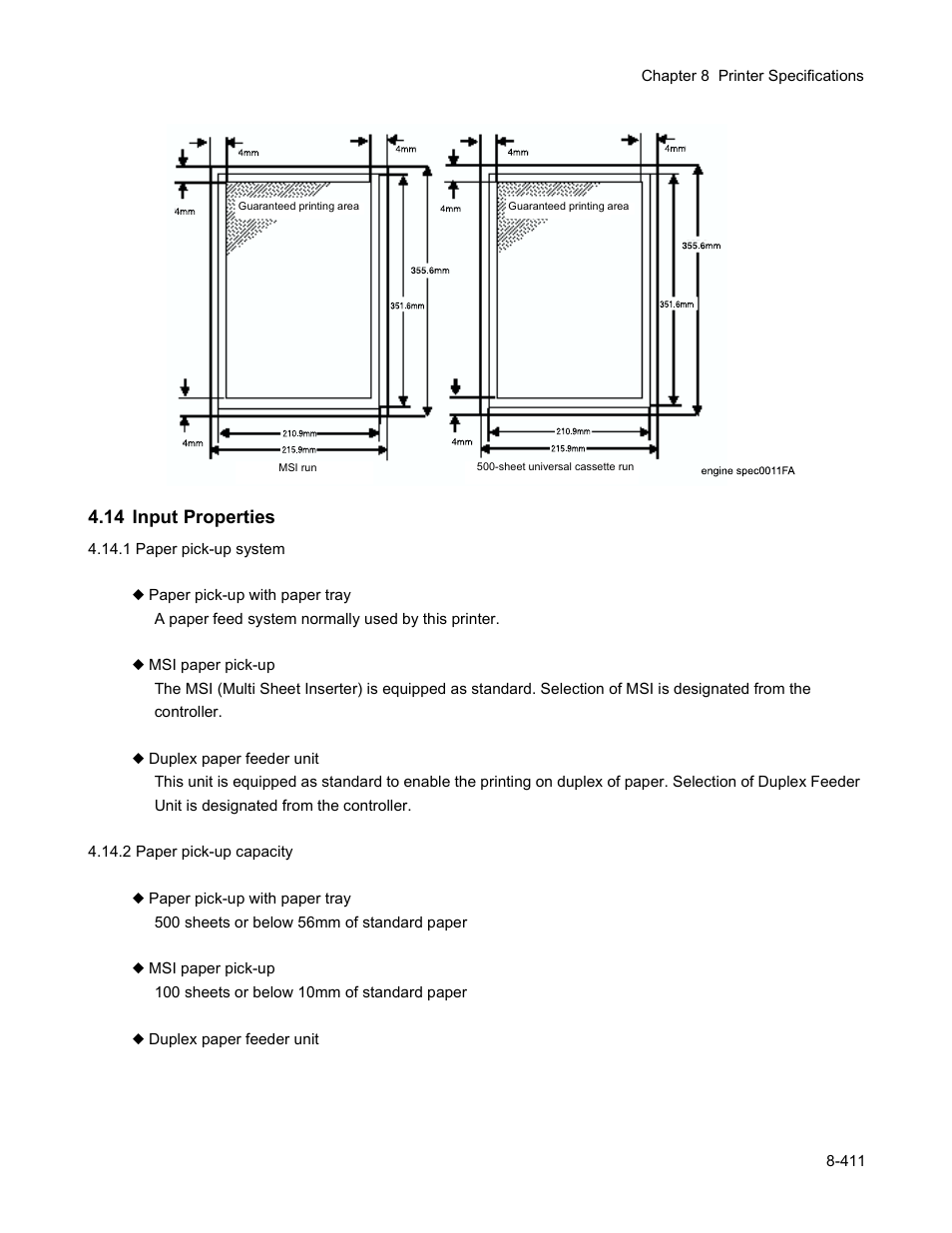 14 input properties, 14 input properties -411 | Minolta Magicolor 3100 Series User Manual | Page 411 / 424