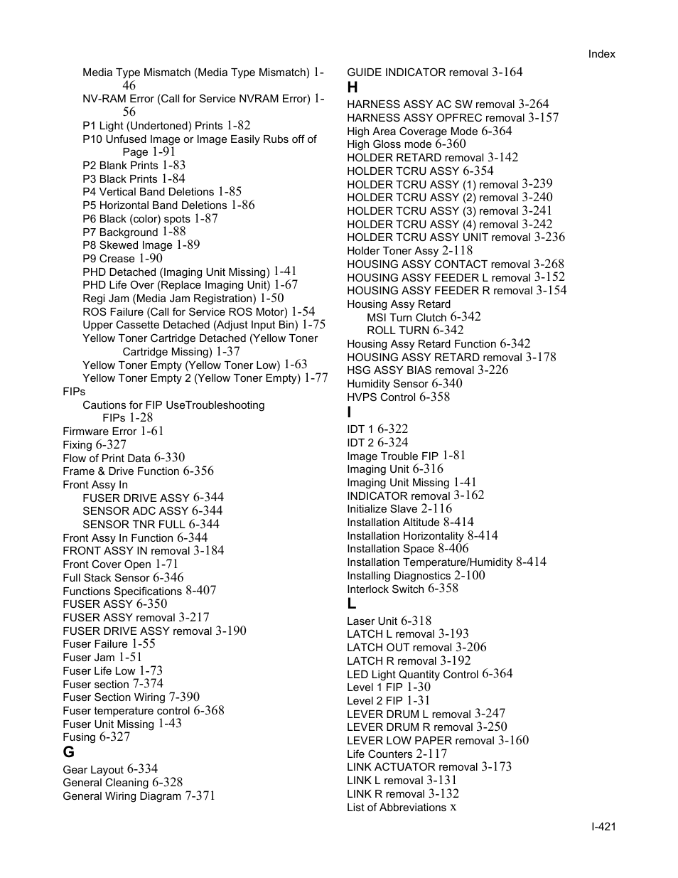Minolta Magicolor 3100 Series User Manual | Page 421 / 424