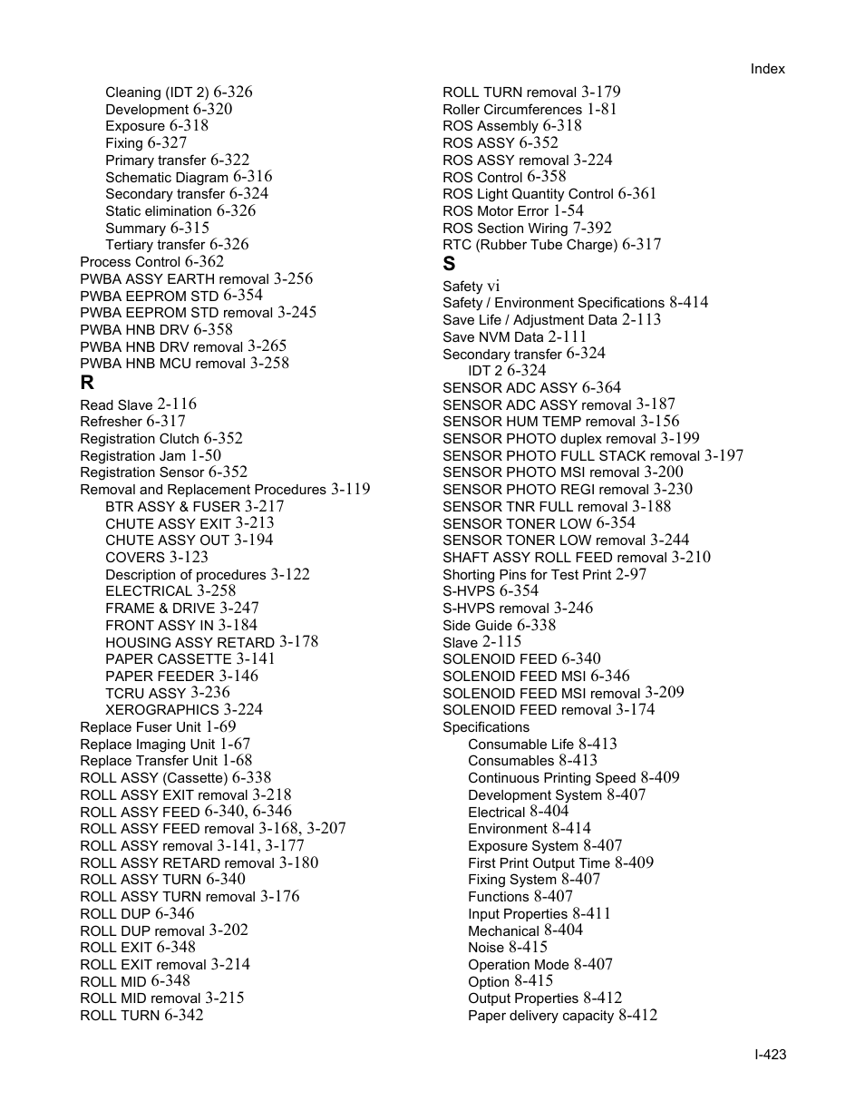 Minolta Magicolor 3100 Series User Manual | Page 423 / 424