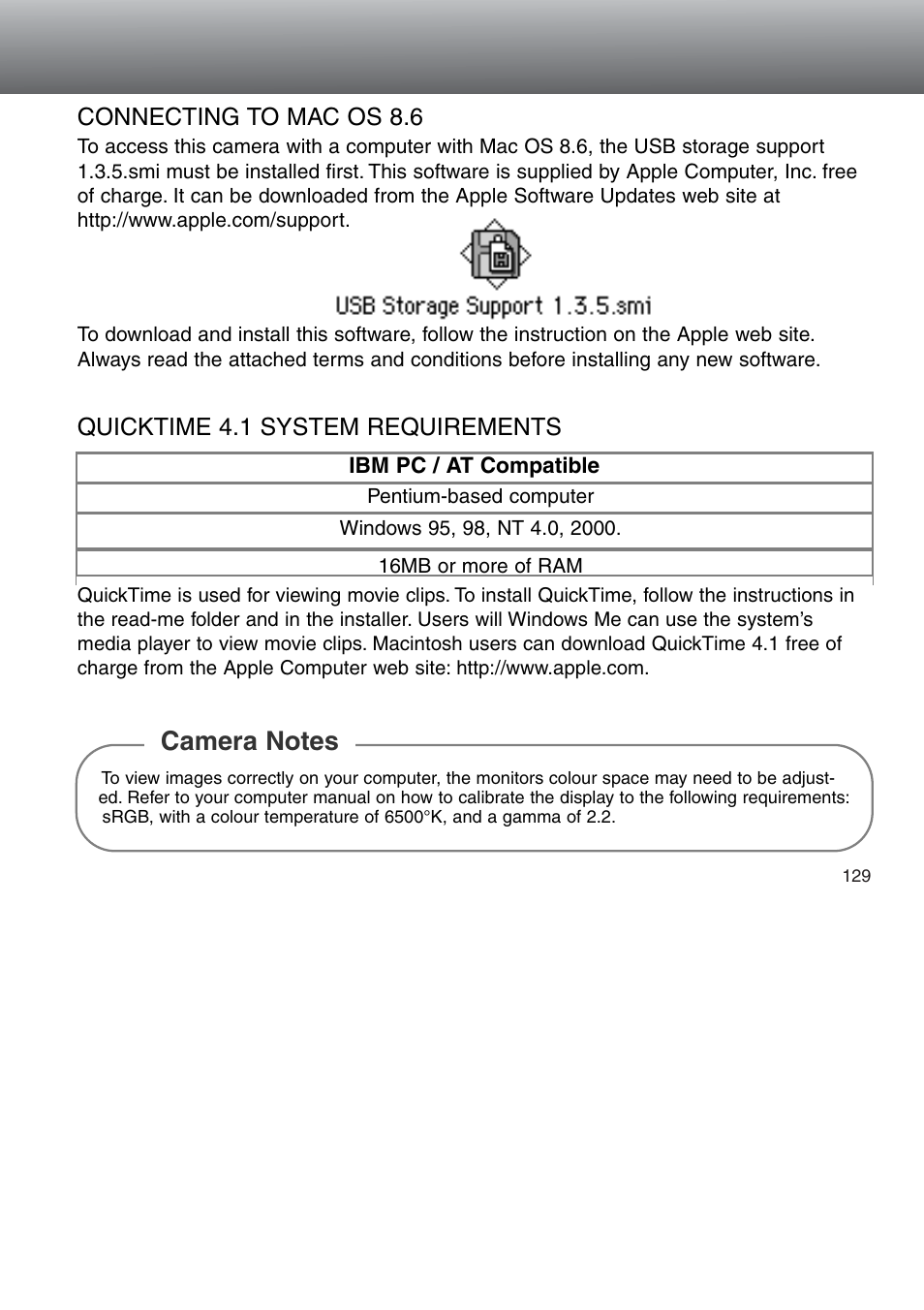 Minolta Dimage 5 User Manual | Page 129 / 150