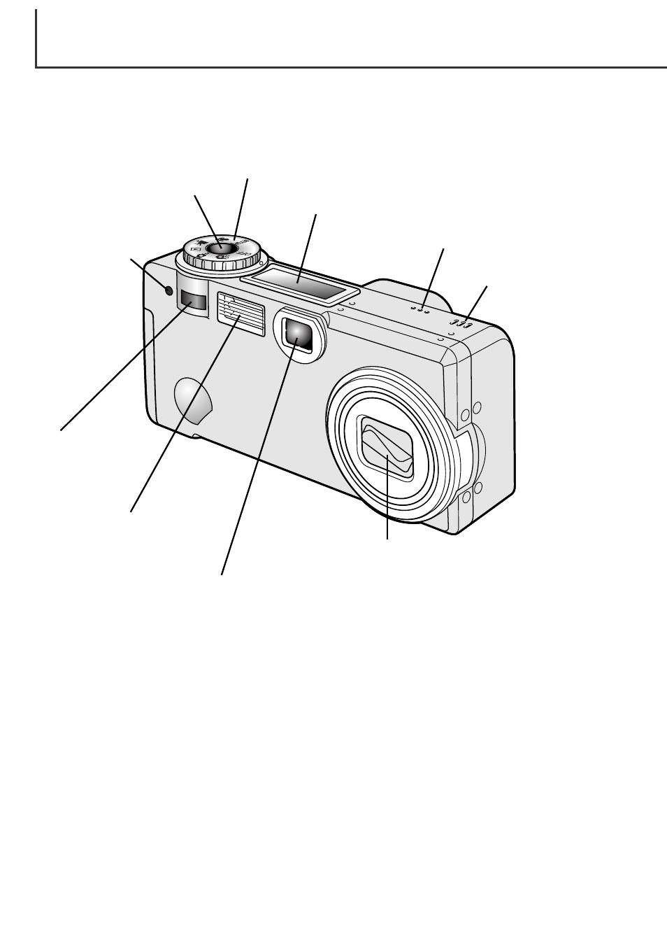 Names of parts, Camera body | Minolta Dimage F100 User Manual | Page 10 / 128