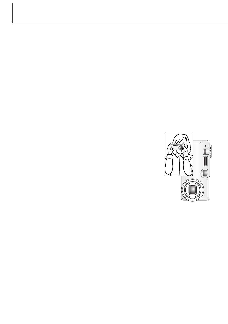 Auto-recording mode – basic operation, Handling the camera, Auto-recording mode basic operation | Minolta Dimage F100 User Manual | Page 22 / 128