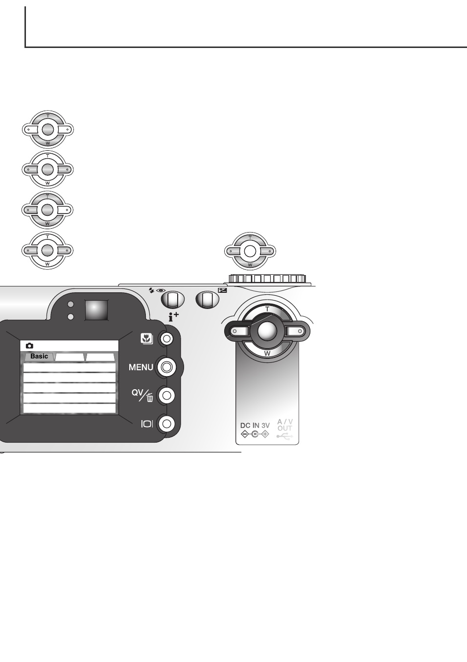 Navigating the multi-function recording mode menu | Minolta Dimage F100 User Manual | Page 56 / 128