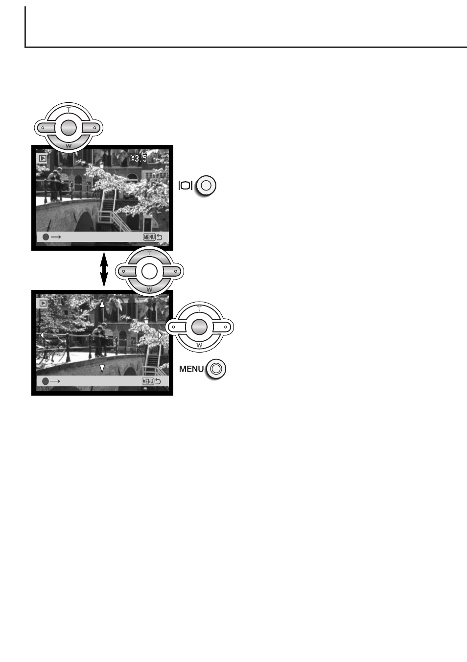 Enlarged playback | Minolta Dimage F100 User Manual | Page 80 / 128