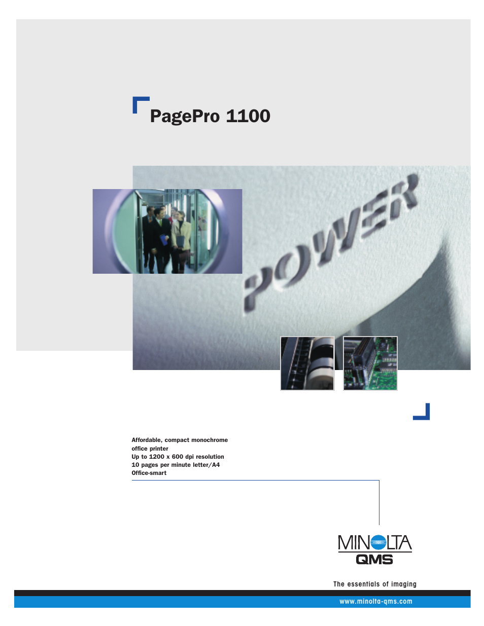 Minolta GMS PagePro 1100 User Manual | 4 pages