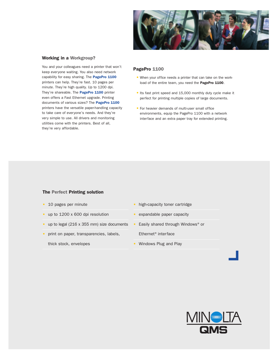 Minolta GMS PagePro 1100 User Manual | Page 3 / 4