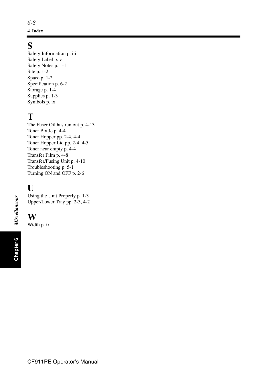 Minolta CF911PE User Manual | Page 54 / 57