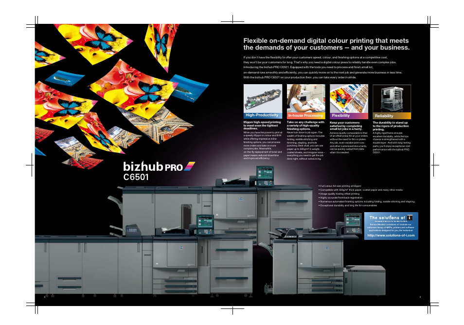 Minolta Demand Print System C6501 User Manual | Page 2 / 6