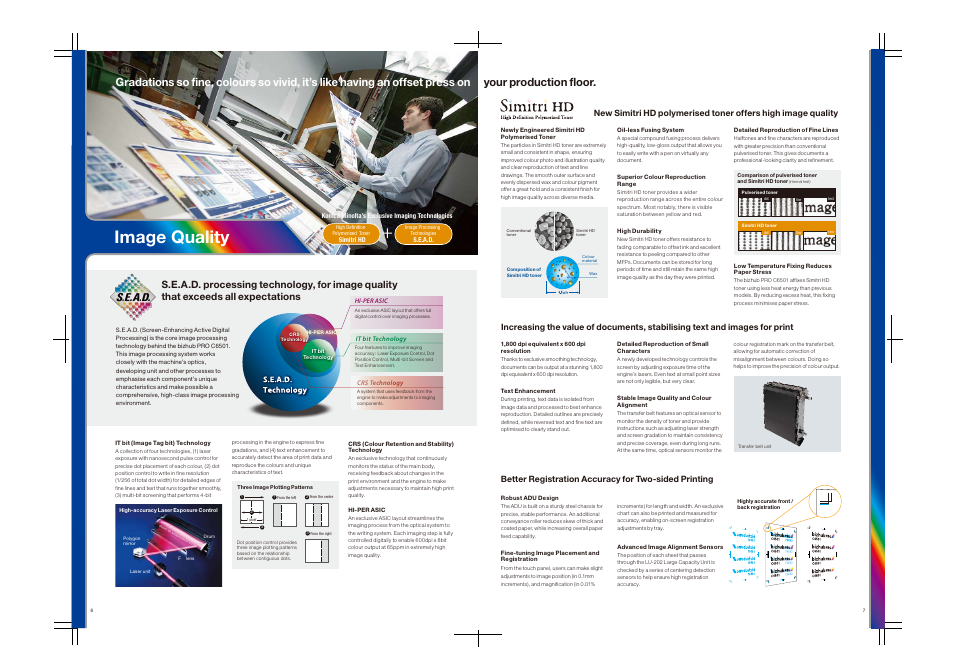 Image quality | Minolta Demand Print System C6501 User Manual | Page 4 / 6