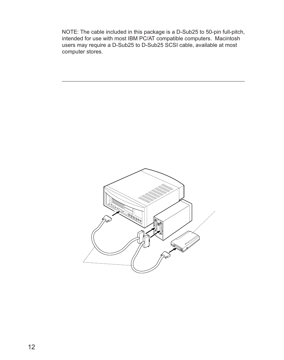 2 using with other scsi devices | Minolta CD-10 User Manual | Page 14 / 30