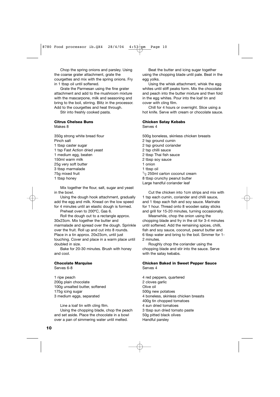 Morphy Richards 8780 User Manual | Page 10 / 12