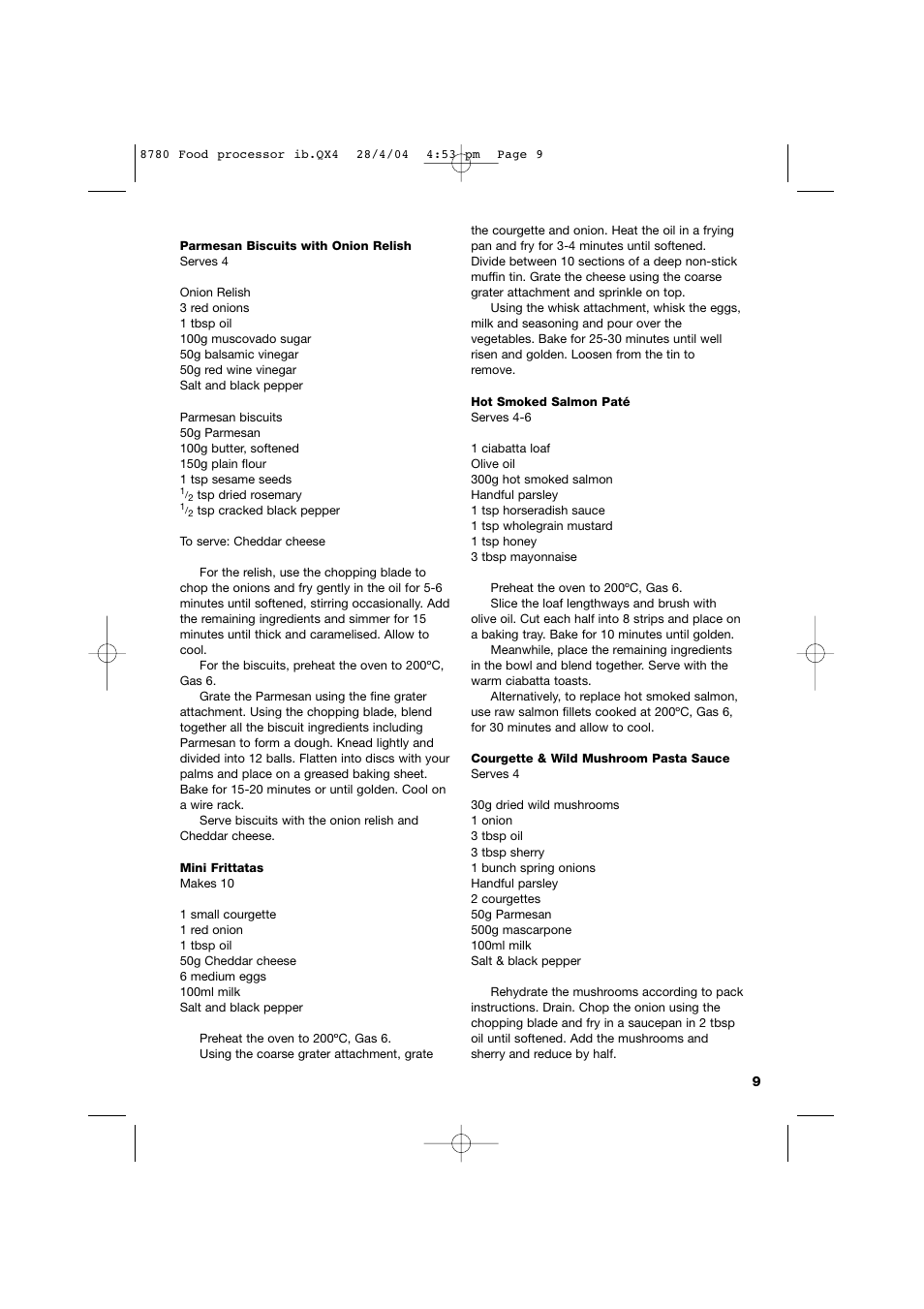 Morphy Richards 8780 User Manual | Page 9 / 12