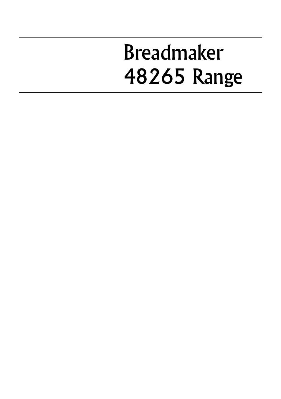 Morphy Richards Bread Maker User Manual | Page 2 / 25