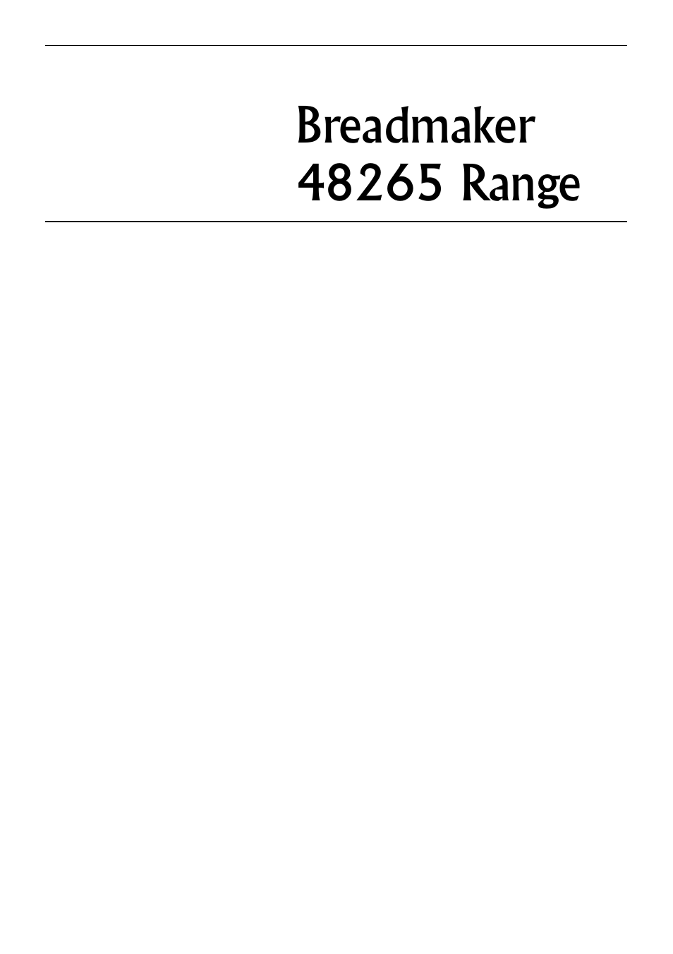 Morphy Richards Bread Maker User Manual | Page 3 / 25