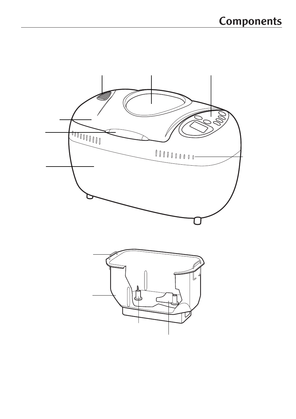 Components | Morphy Richards Bread Maker User Manual | Page 7 / 25