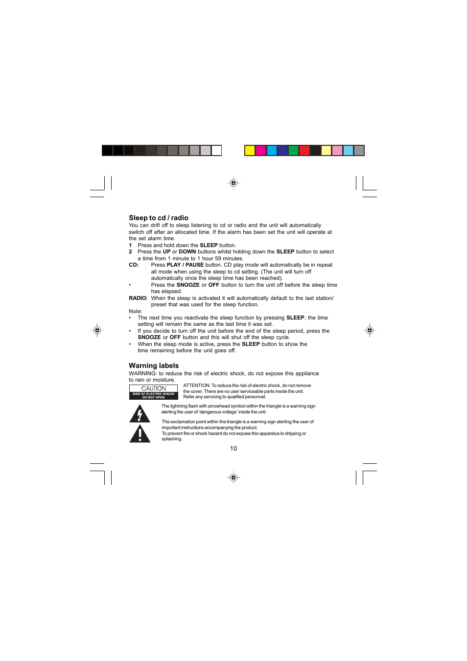 Morphy Richards 29007 User Manual | Page 10 / 12