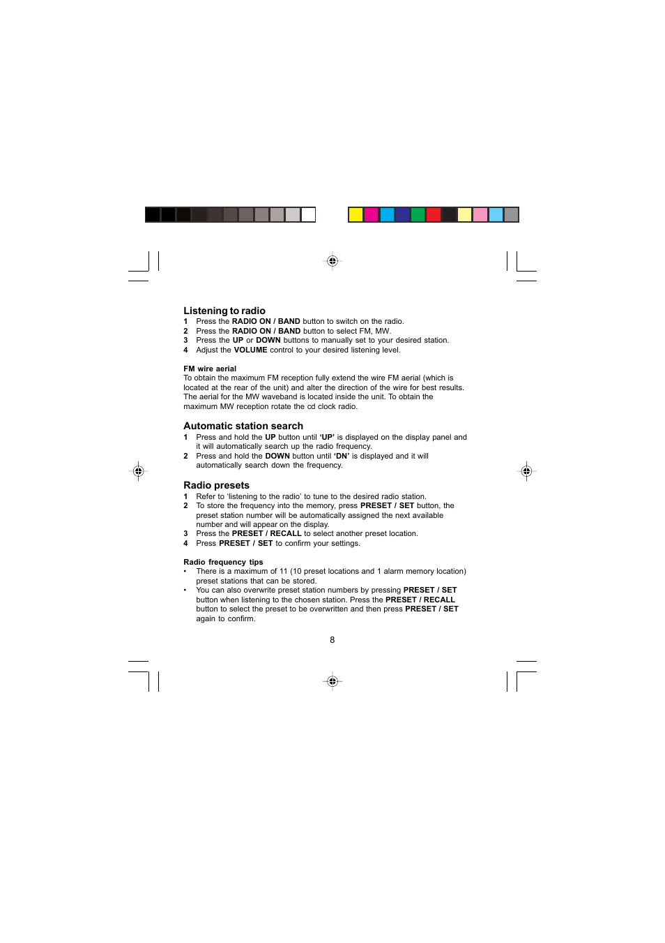 Morphy Richards 29007 User Manual | Page 8 / 12