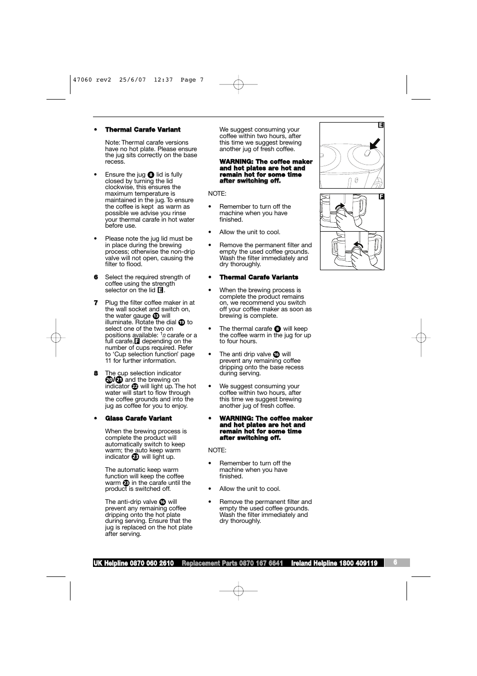 Morphy Richards 47062 User Manual | Page 7 / 16