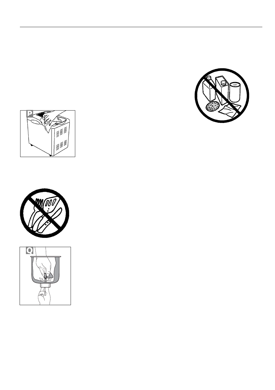 Care and cleaning, Outer body, lid and inner case, Baking pan and kneading blade | Storing the unit, The electrical cord, Troubleshooting | Morphy Richards 48220 User Manual | Page 11 / 32