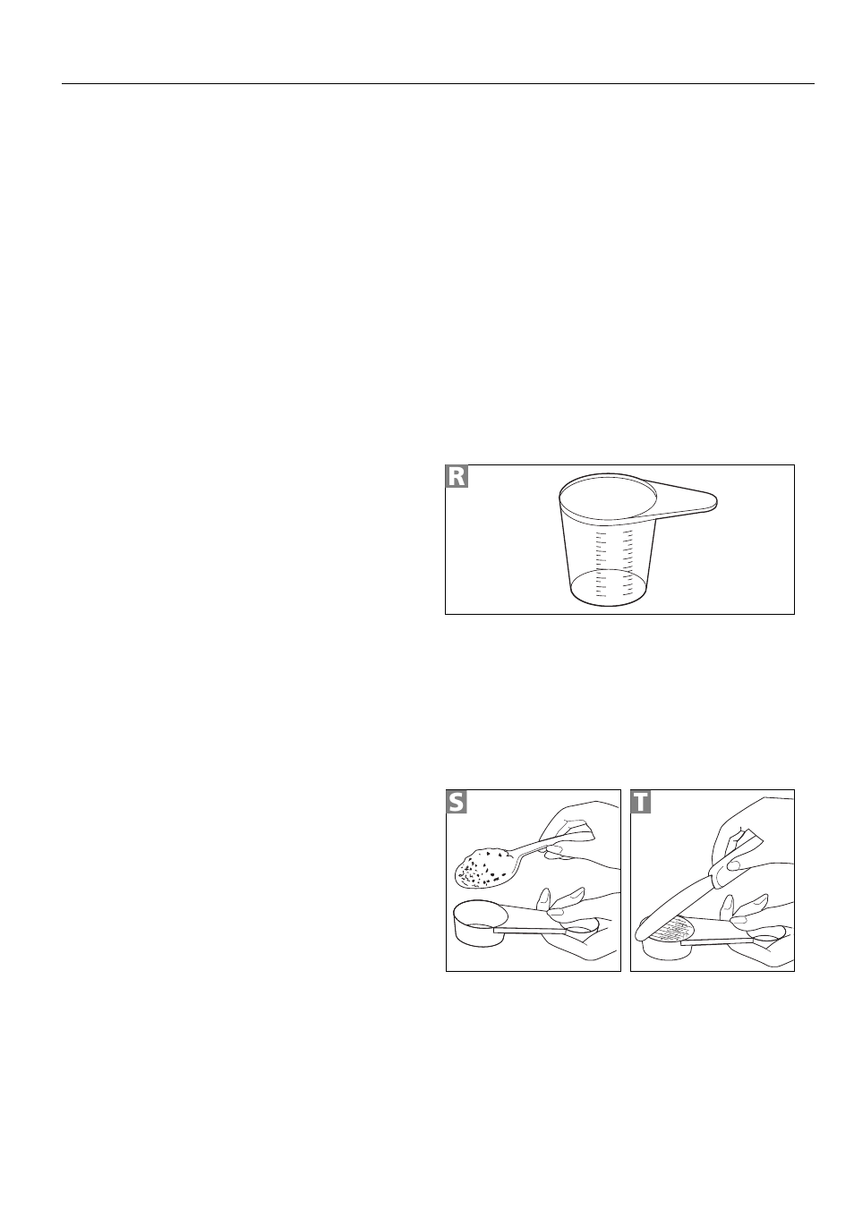 Measuring your ingredients, Rs t | Morphy Richards 48220 User Manual | Page 13 / 32