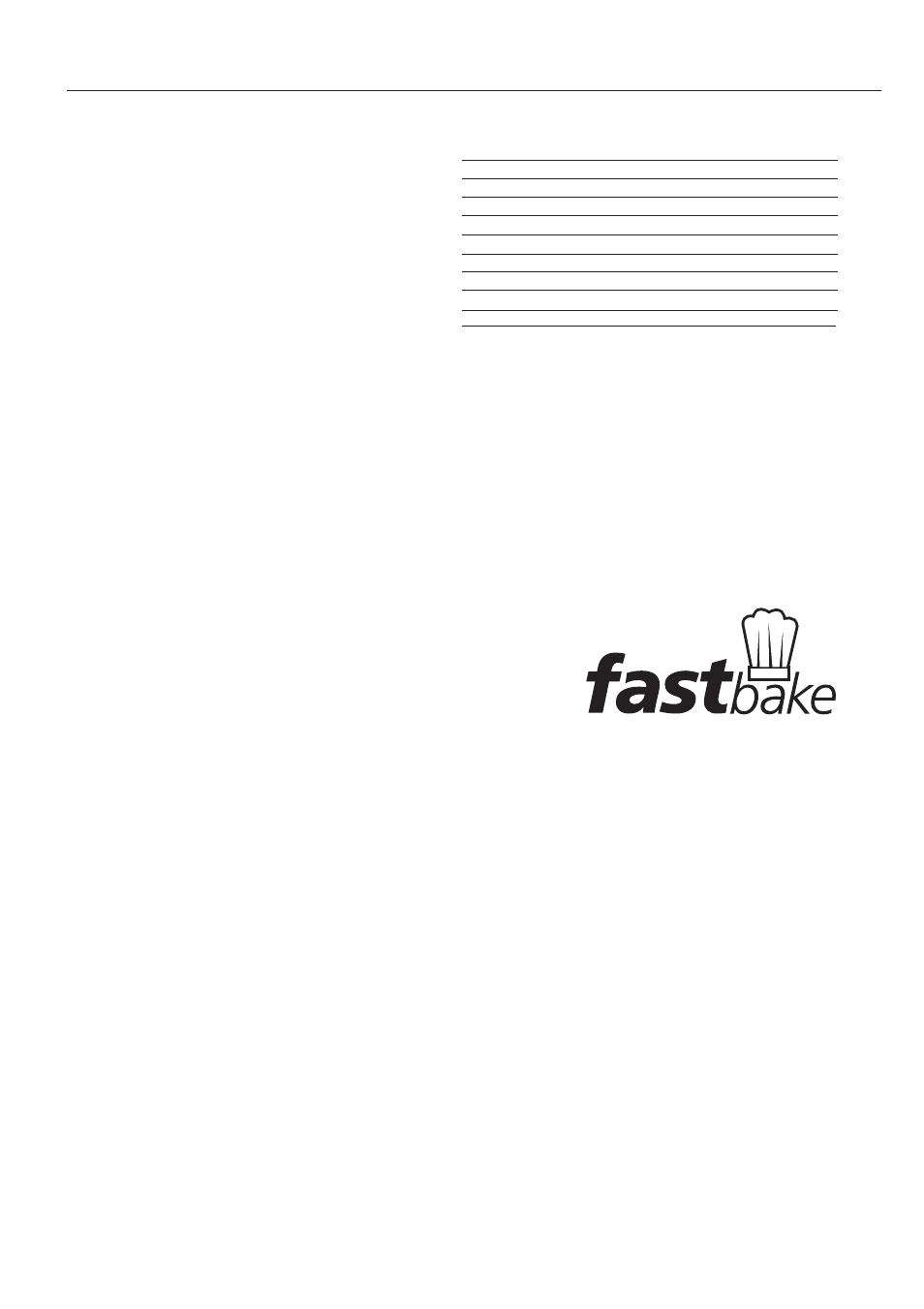 Fastbake, Fastbake white bread | Morphy Richards 48220 User Manual | Page 23 / 32