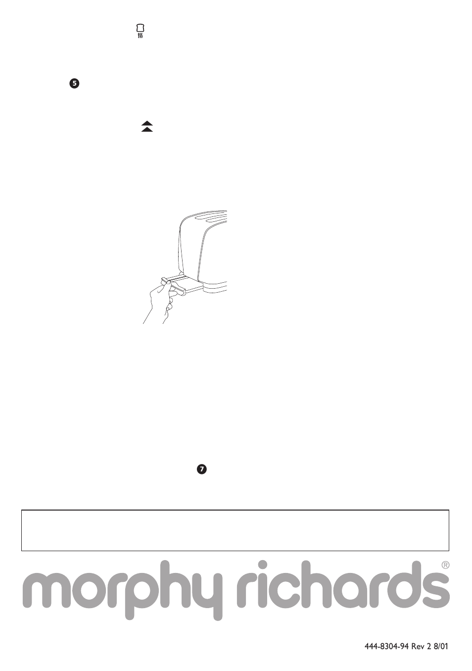 Cleaning, Additional points | Morphy Richards 2 slice polished chrome toaster User Manual | Page 4 / 4