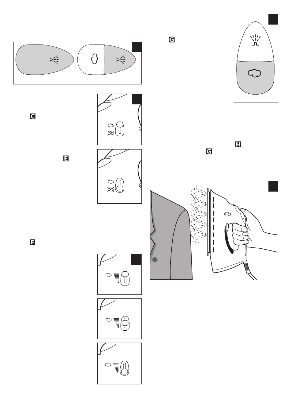 Eg h d | Morphy Richards Turbo steam iron User Manual | Page 5 / 8