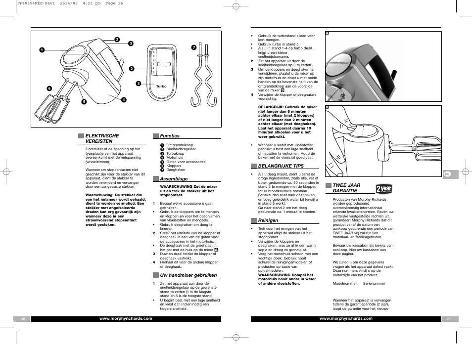 Morphy Richards FP48954MEE User Manual | Page 14 / 33