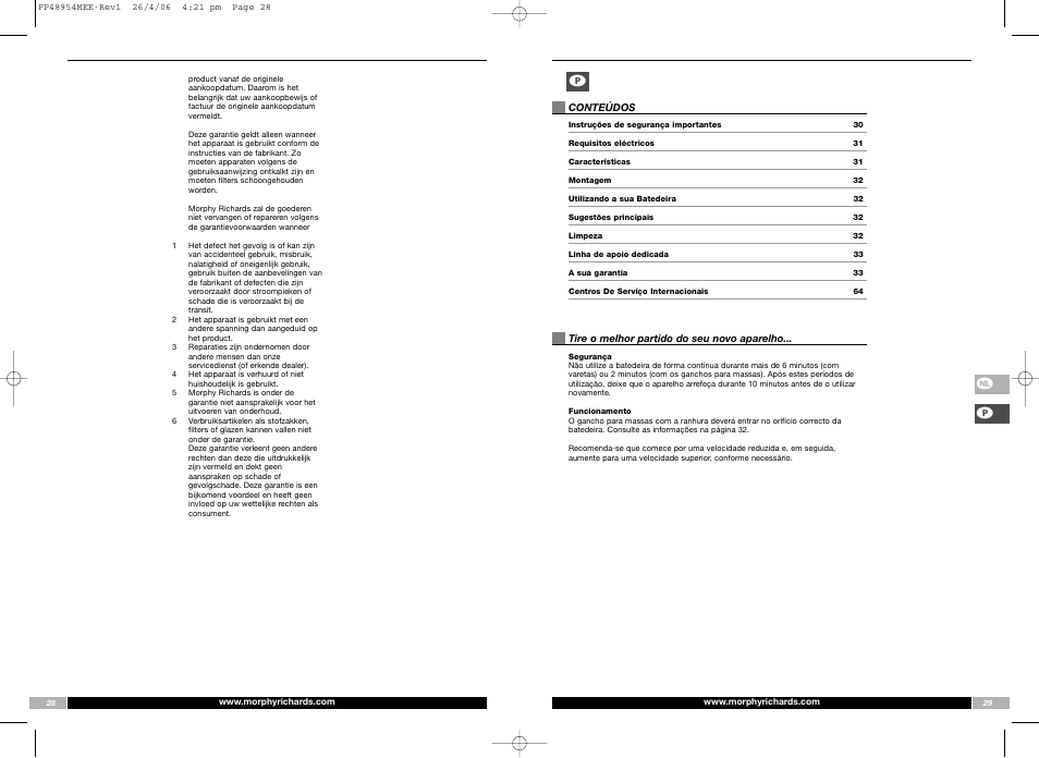 Morphy Richards FP48954MEE User Manual | Page 15 / 33