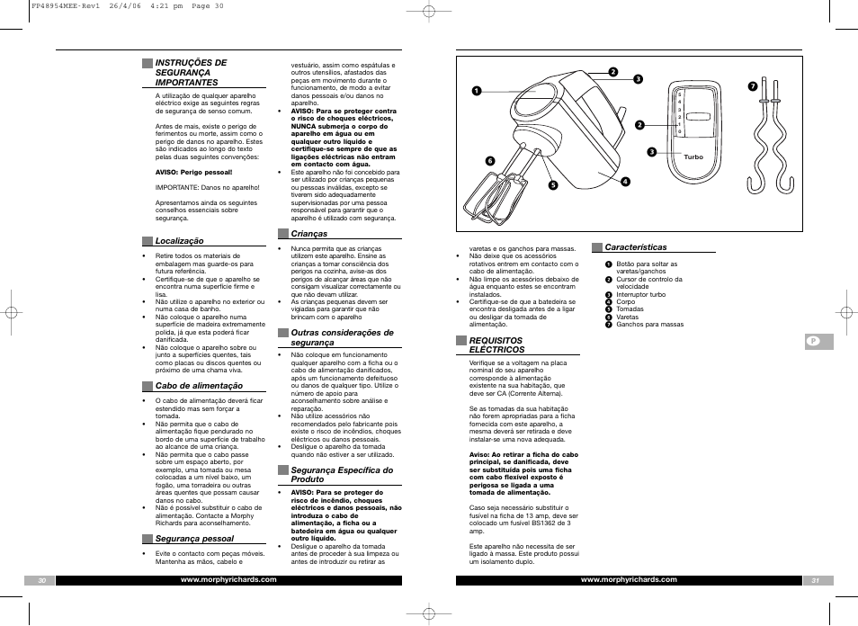 Morphy Richards FP48954MEE User Manual | Page 16 / 33