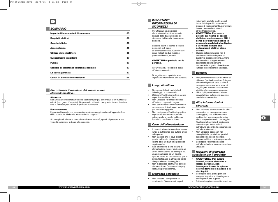 Morphy Richards FP48954MEE User Manual | Page 18 / 33